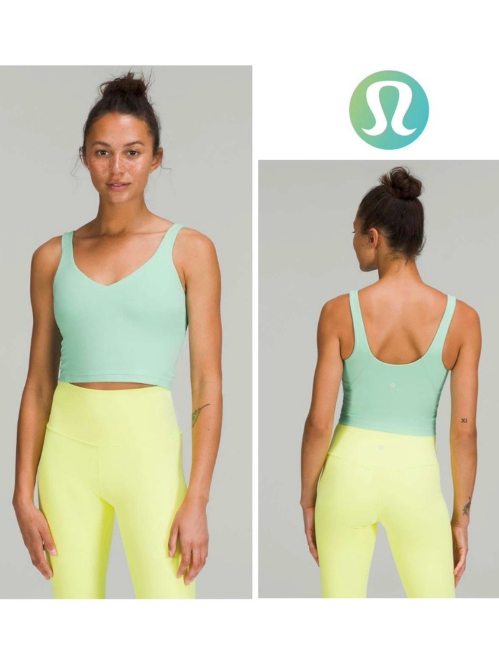 Lululemon Sz 14 Align Tank Top in Wild Mint (pastel / lime green) Size 14